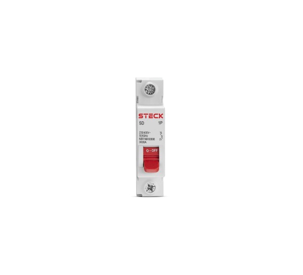 Encontraproduto.com.br - Disjuntor 1P 80A C 3Ka 230V Sdd1C80 Steck
