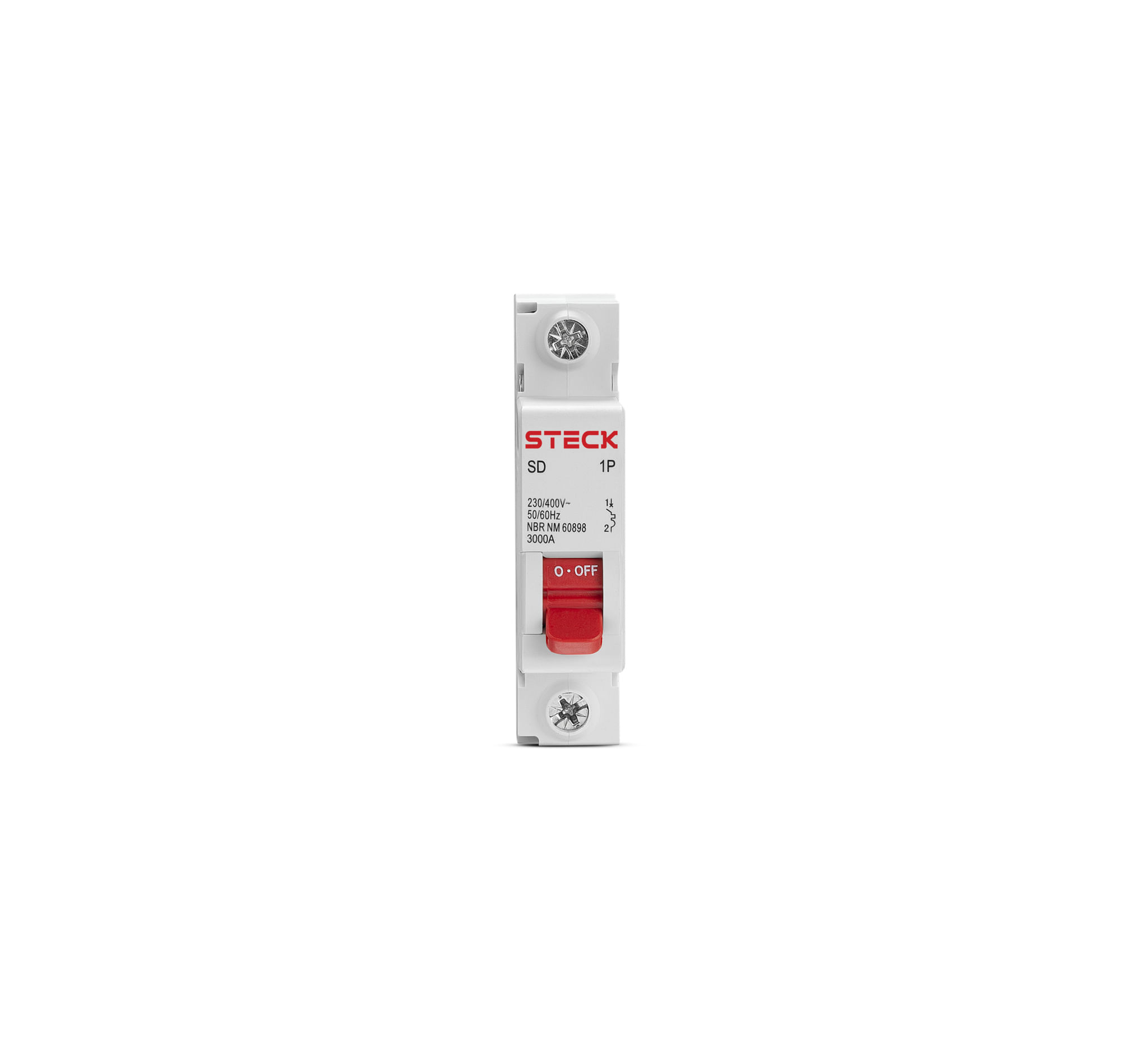 Encontraproduto.com.br - Disjuntor 1p 25a C 3ka Din Curva C Com Alavanca Articulada - Sdd61c25 - Steck