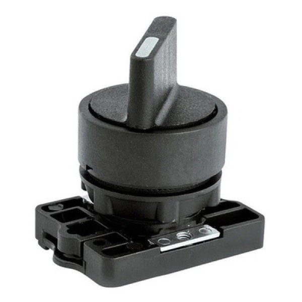 Botão Comutador Manopla Curta Preto 1-0-2 - Slmb8t0 - Steck