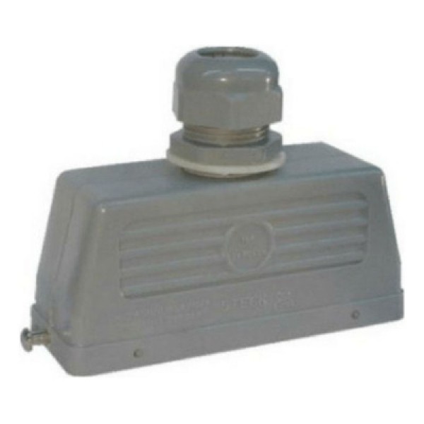 Carcaça Plug Multipolar 16P Saída Superior 2 Rebites Steck