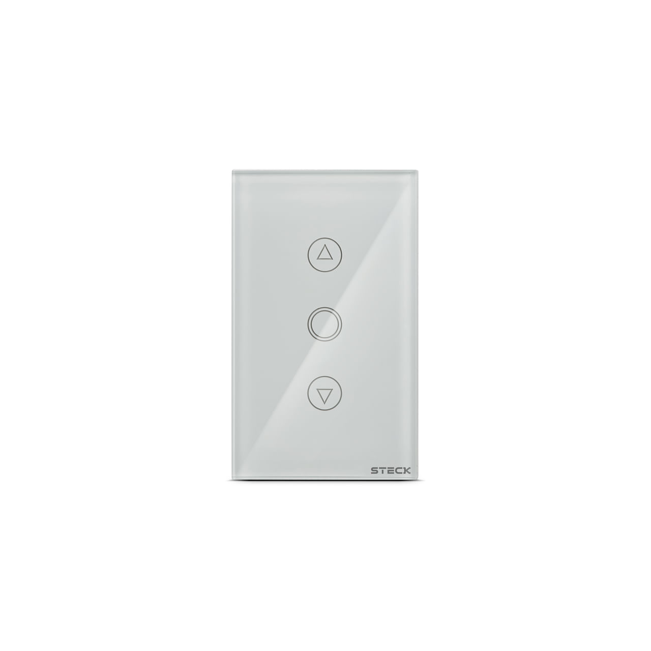 Encontraproduto.com.br - Interruptor Smarteck 4X2 Dimmer Touch Branco REF. SMCD1BS1 - Steck