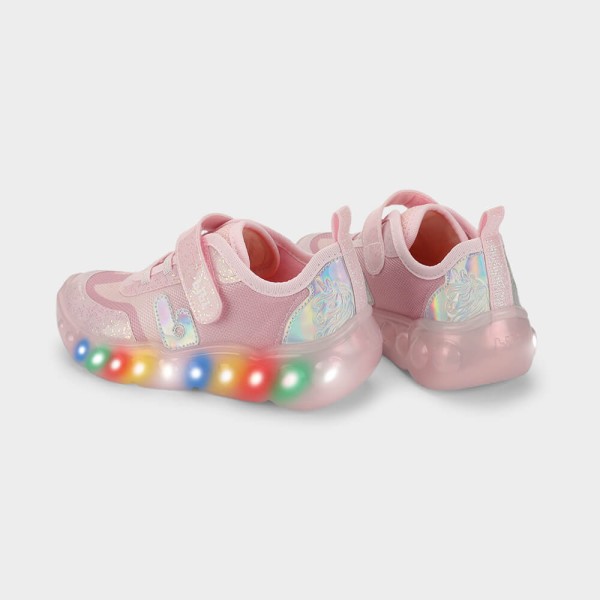 Encontraproduto.com.br - Tênis Infantil de Luz Bibi Roller Celebration 3.0 Rosa