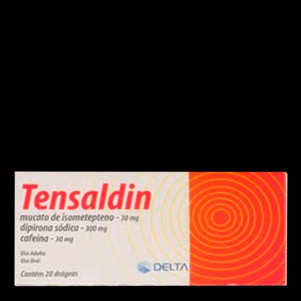 Encontraproduto.com.br - Tensaldin 30MG + 300MG + 30MG Comprimido revestido - Caixa com 20 Drágeas