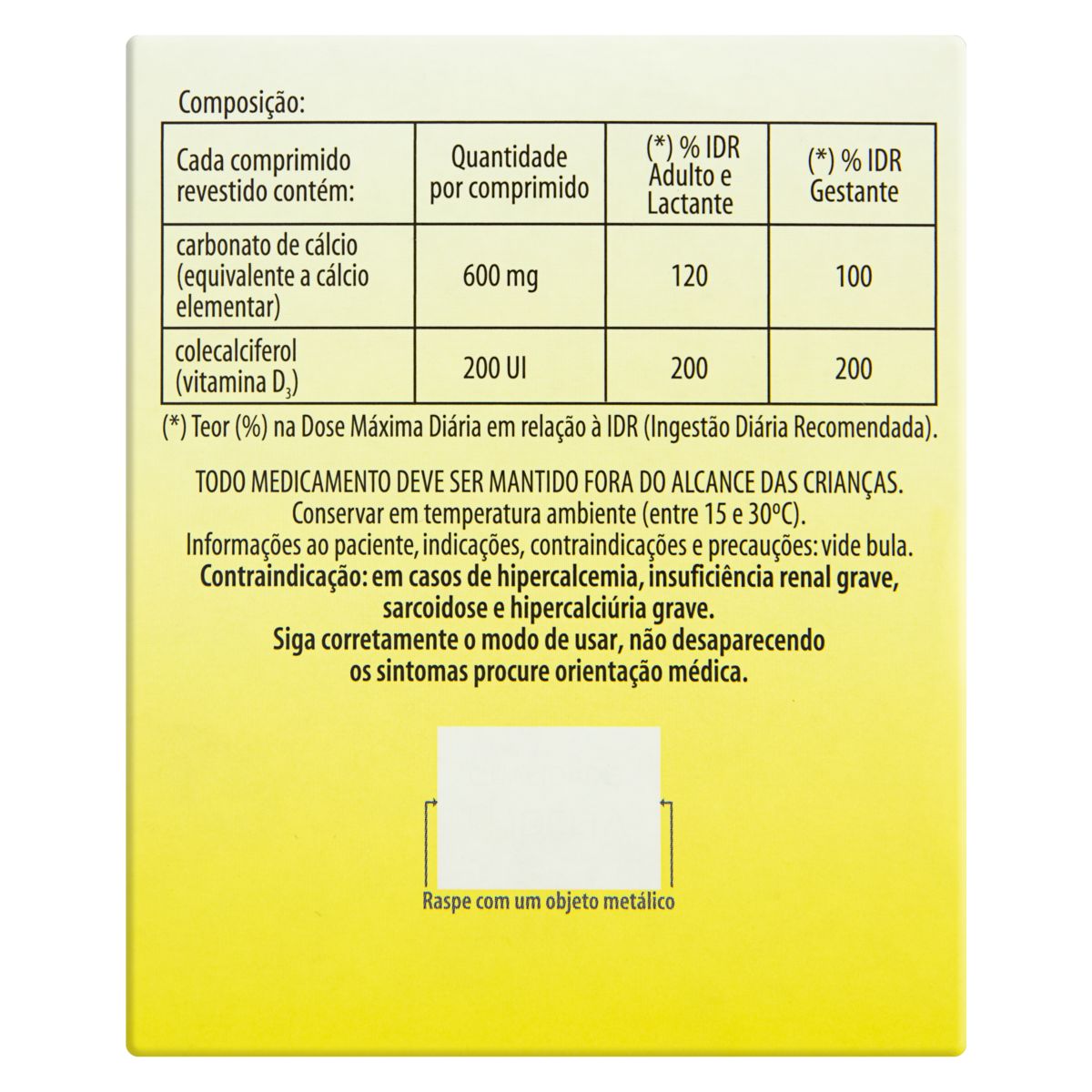 Encontraproduto.com.br - Ossotrat-D 600+D3 Suplemento Alimentar Com 60 Comprimidos Revestidos