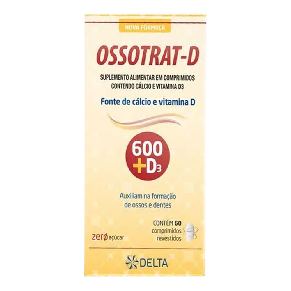 Encontraproduto.com.br - OSSOTRAT D 600+D3 60 COMPRIMIDOS