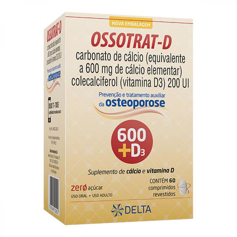 Encontraproduto.com.br - OSSOTRAT D 600+D3 60 COMPRIMIDOS