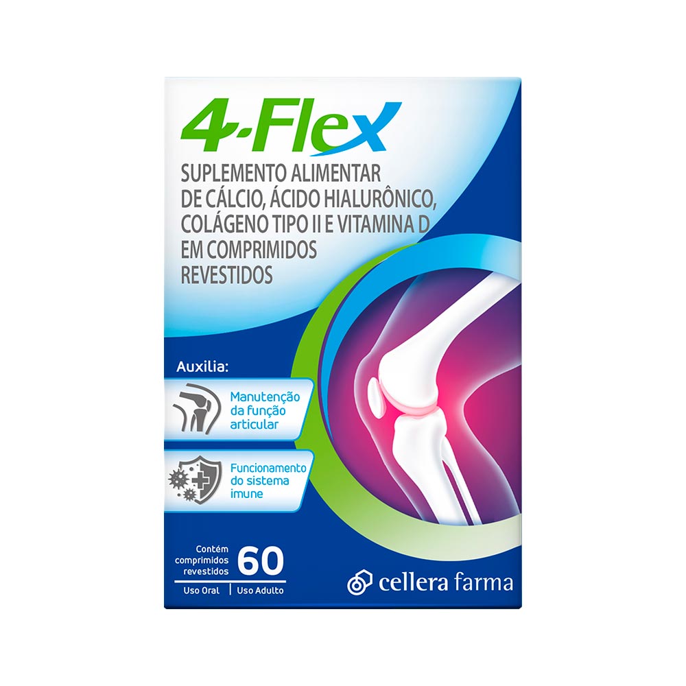 Suplemento Alimentar 4-flex Com 60 Comprimidos Revestidos