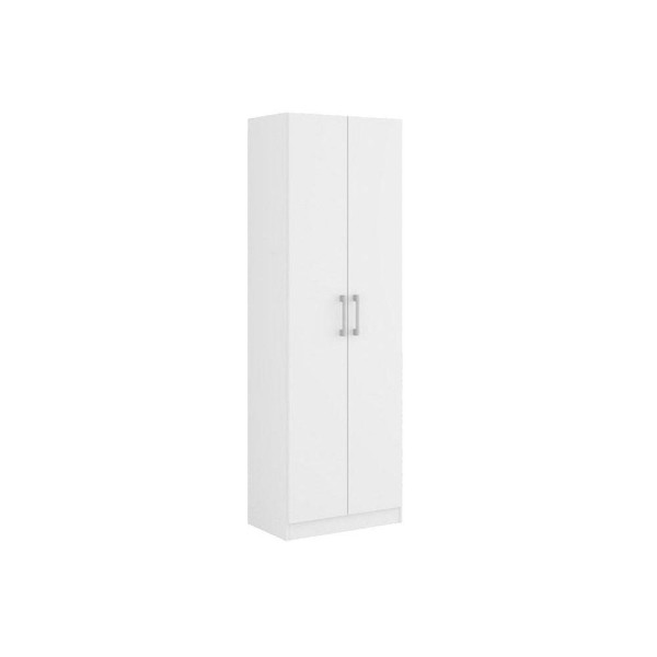 Encontraproduto.com.br - Armário Multiuso Lavanderia 626 c/ 2 Portas Branco - Carraro