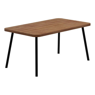 Encontraproduto.com.br - Mesa De Jantar 6 Lug Retangular 1,6m Stellar Carraro Nog Pre