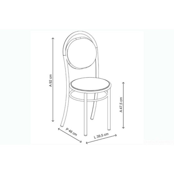 Encontraproduto.com.br - Cadeira Sala De Jantar 190 Aço Kit 2 Uni Ouro Velho - Assento Camur?a Conhaque - Carraro