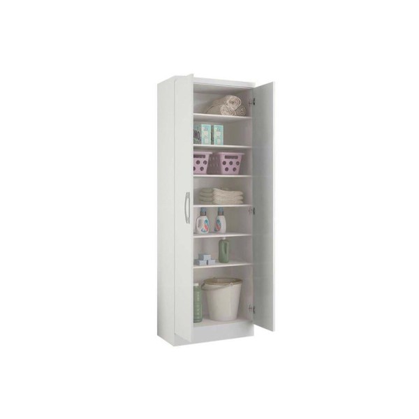 Encontraproduto.com.br - Armário Multiuso Juvenil 424 c/ 2 Portas Noce - Carraro
