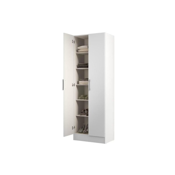 Encontraproduto.com.br - Armário Multiuso Juvenil 525 C/ 2 Portas Noce - Carraro