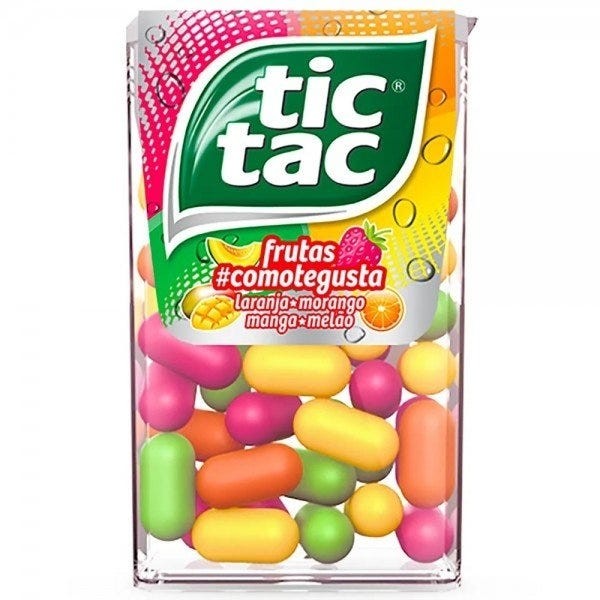 Encontraproduto.com.br - Pastilha Tic Tac Frutas Caixa 16g