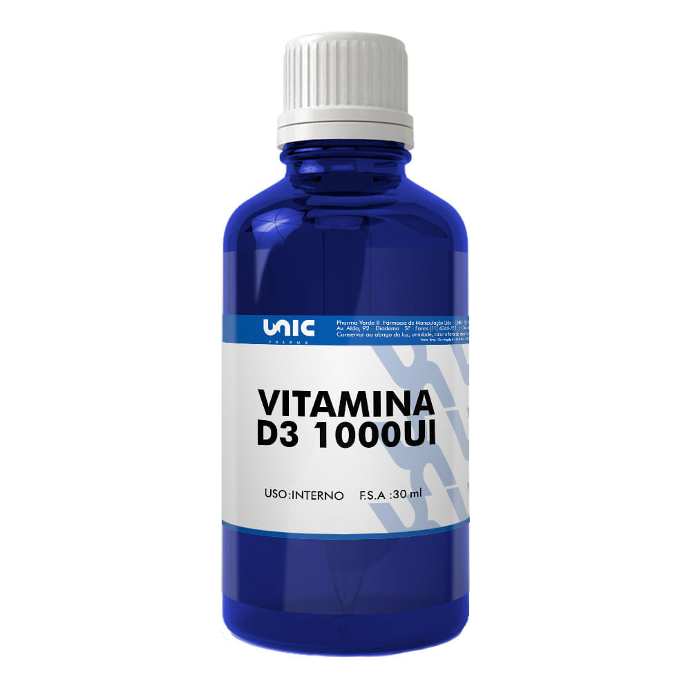 Encontraproduto.com.br - Vitamina D3 1000UI 30ml gotas