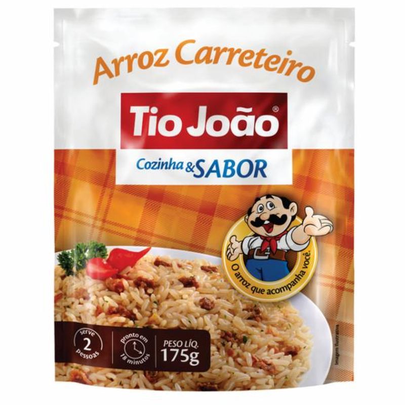 Encontraproduto.com.br - Arroz Carreteiro Tio João Cozinha & Sabor 175g