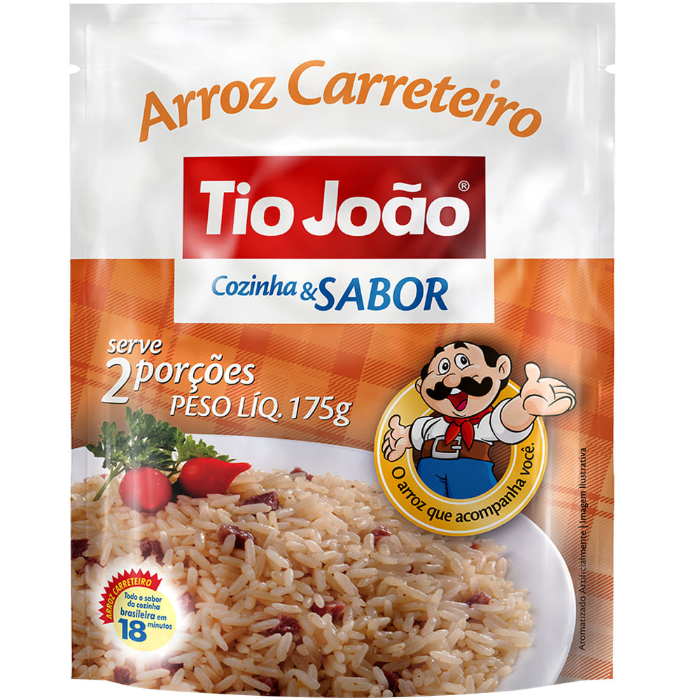 Encontraproduto.com.br - Arroz Carreteiro Tio João Cozinha & Sabor 175g