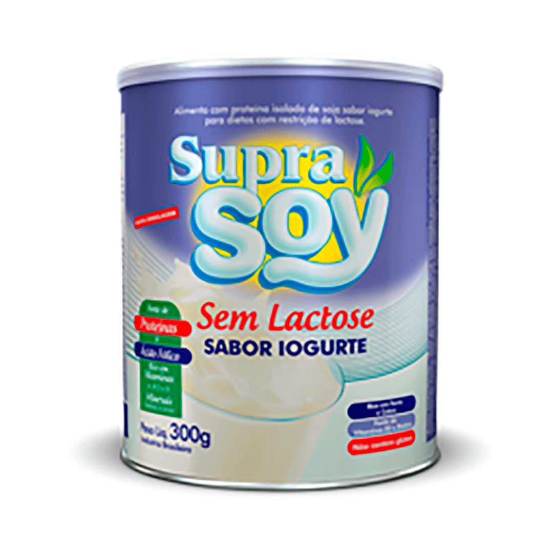 Encontraproduto.com.br - Alimento Supra Soy Sem Lactose Iogurte Em Pó 300g