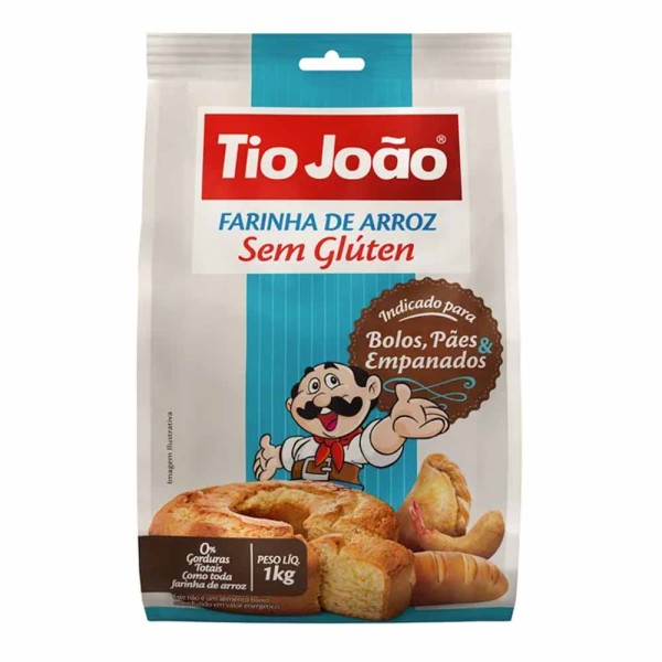 Encontraproduto.com.br - Farinha Arroz Tio João Sem Glúten 1kg