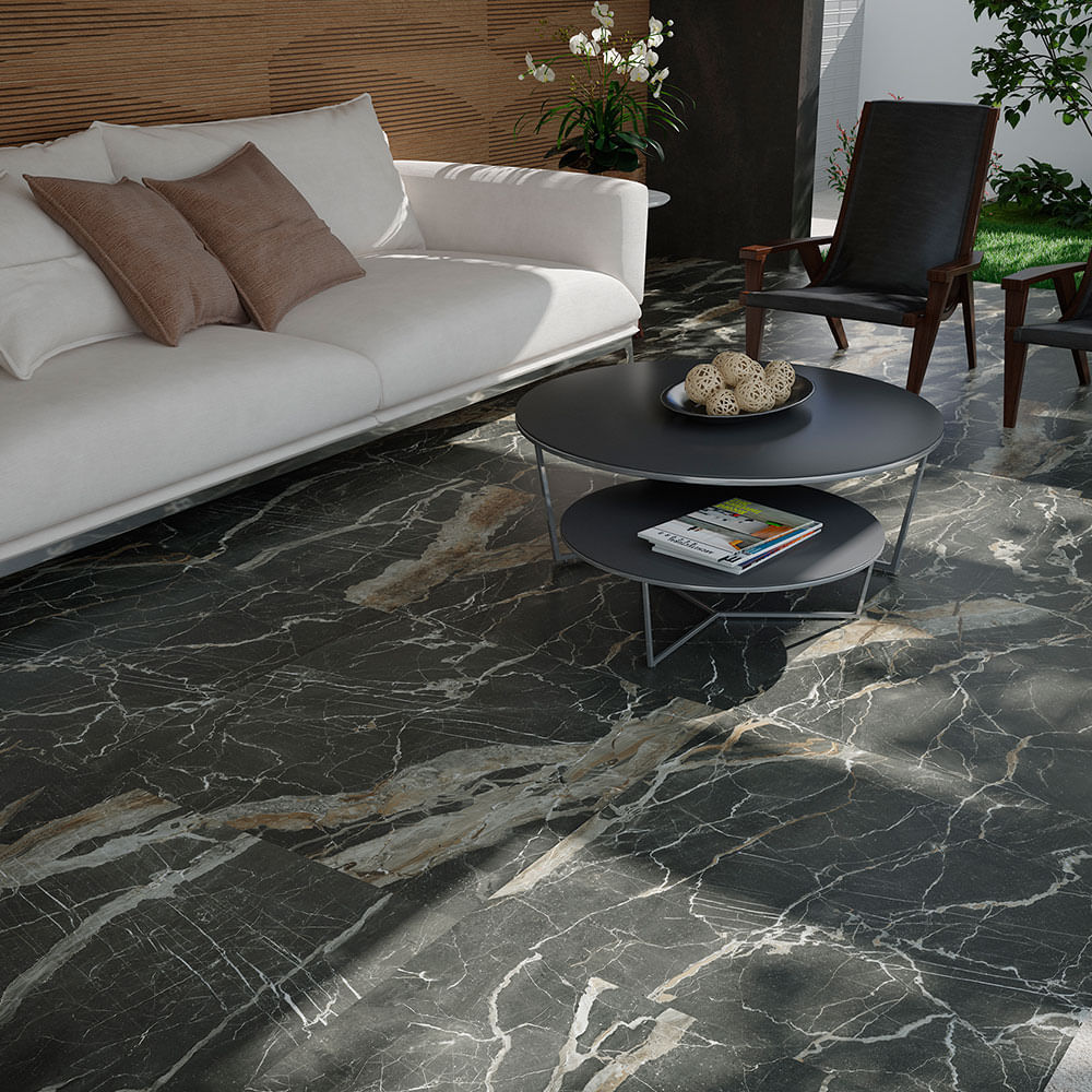 Porcelanato Sahara Polido Retificado 100x100cm - 4373 - Ceusa