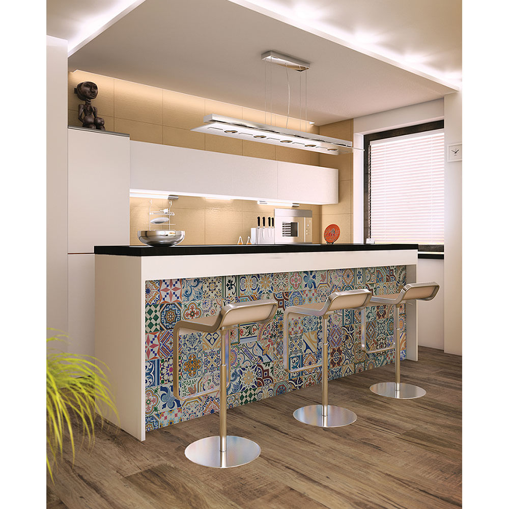 Encontraproduto.com.br - AZULEJO CEUSA 33,8X64,3 COMPOSÊ 2854 A BRILHANTE RETIFICADO