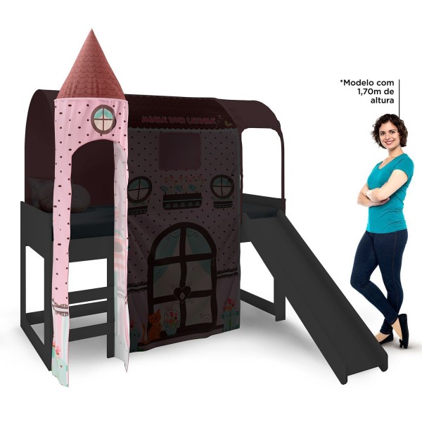 Encontraproduto.com.br - Dossel Torre Doce Casinha Joy Pura Magia