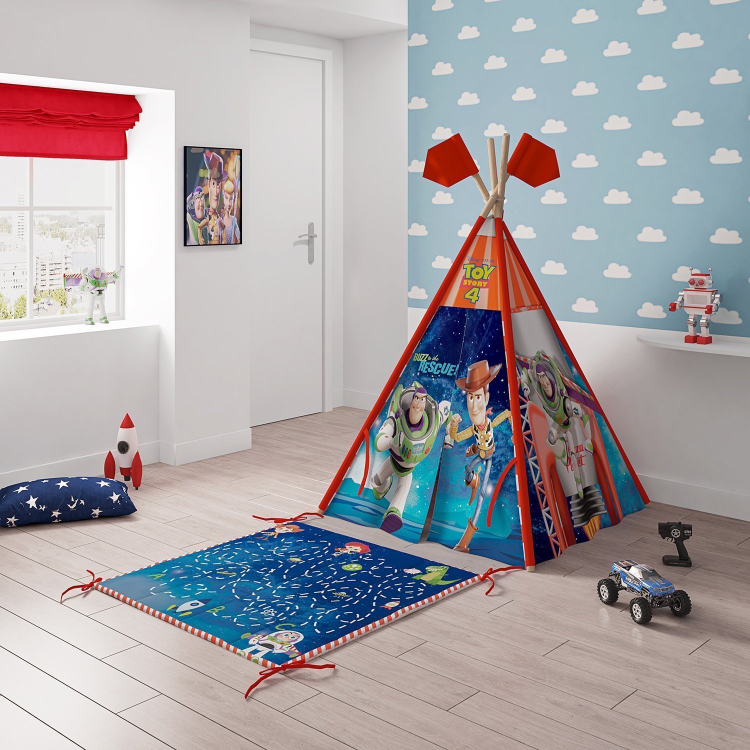 Cabana Infantil Toy Story - Vermelho