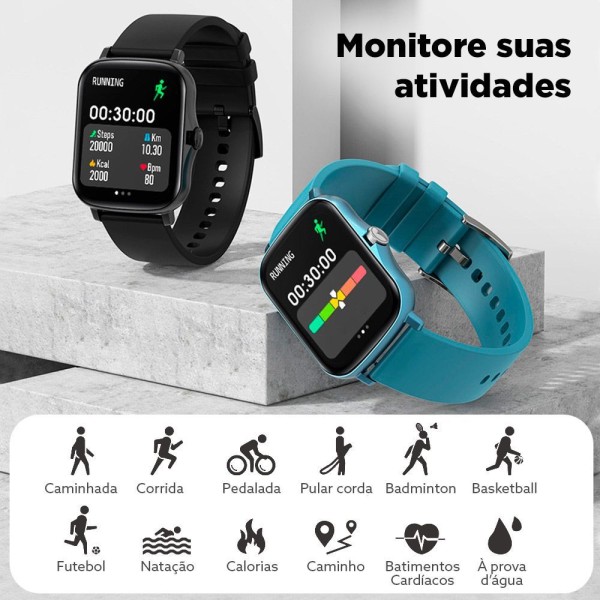 Encontraproduto.com.br - Smartwatch Bluetooth P8 Plus 1.69