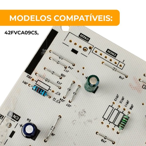 Encontraproduto.com.br - Placa Principal Evaporadora 9.000 Inverter 42fvca09c5 Midea Original