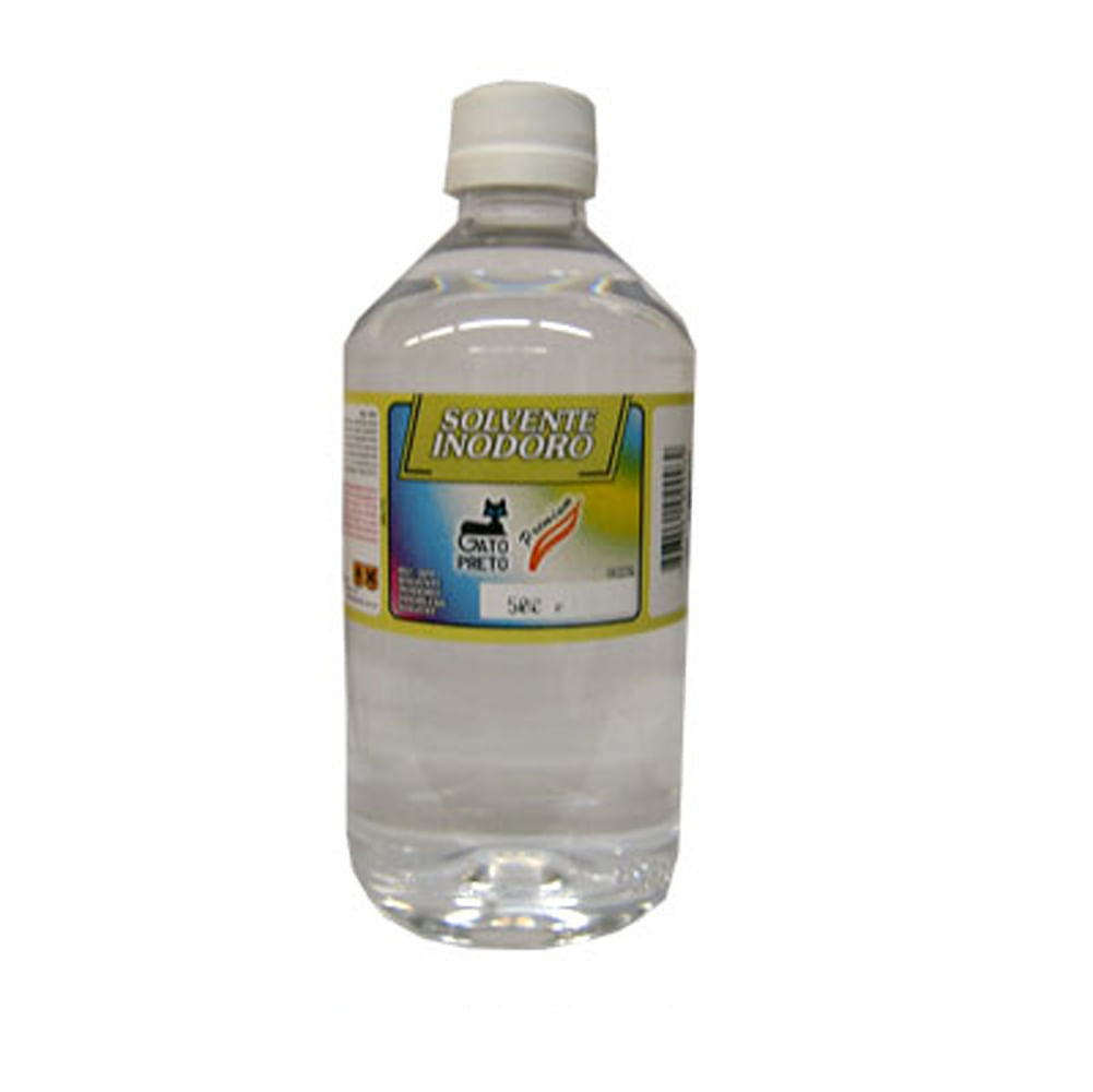 Encontraproduto.com.br - Solvente Inodoro 500 ml Gato Preto