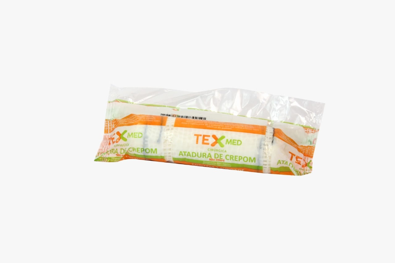 Atadura Crepom Não Estéril 0,6cmx1,80m TexMed