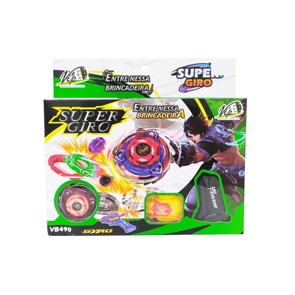 Encontraproduto.com.br - Pião Super Giro Beyblade Cores Sortidas Vip