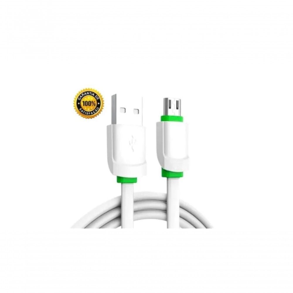 Encontraproduto.com.br - Cabo De Dados Basike Type C Em Pcv Branco 2.4a Cbo-7421