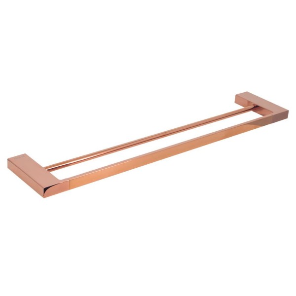 Encontraproduto.com.br - Toalheiro Porta Toalhas De Banho Duplo De Parede 60 Lux