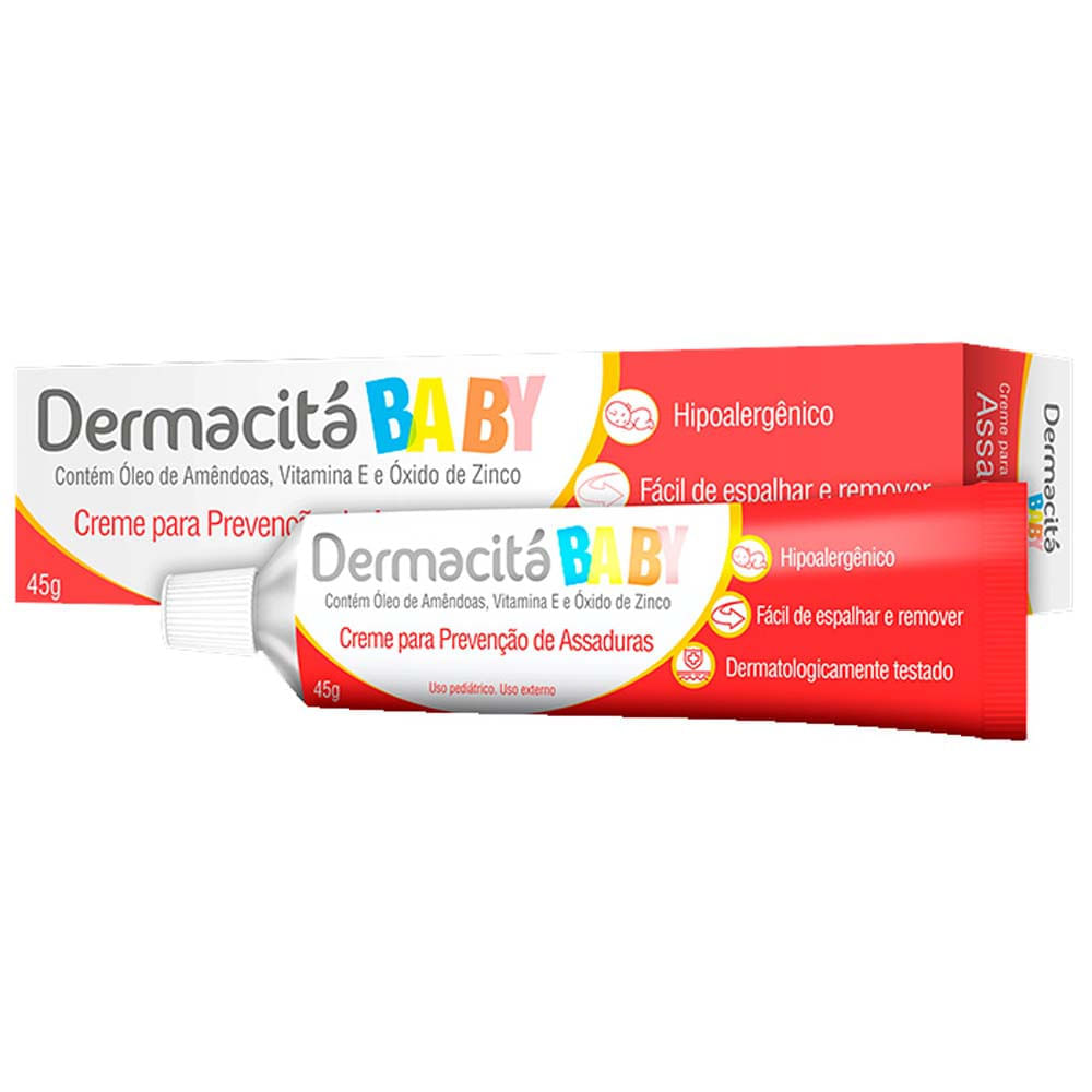 Encontraproduto.com.br - Creme Antiassaduras Dermacitá Baby 45g