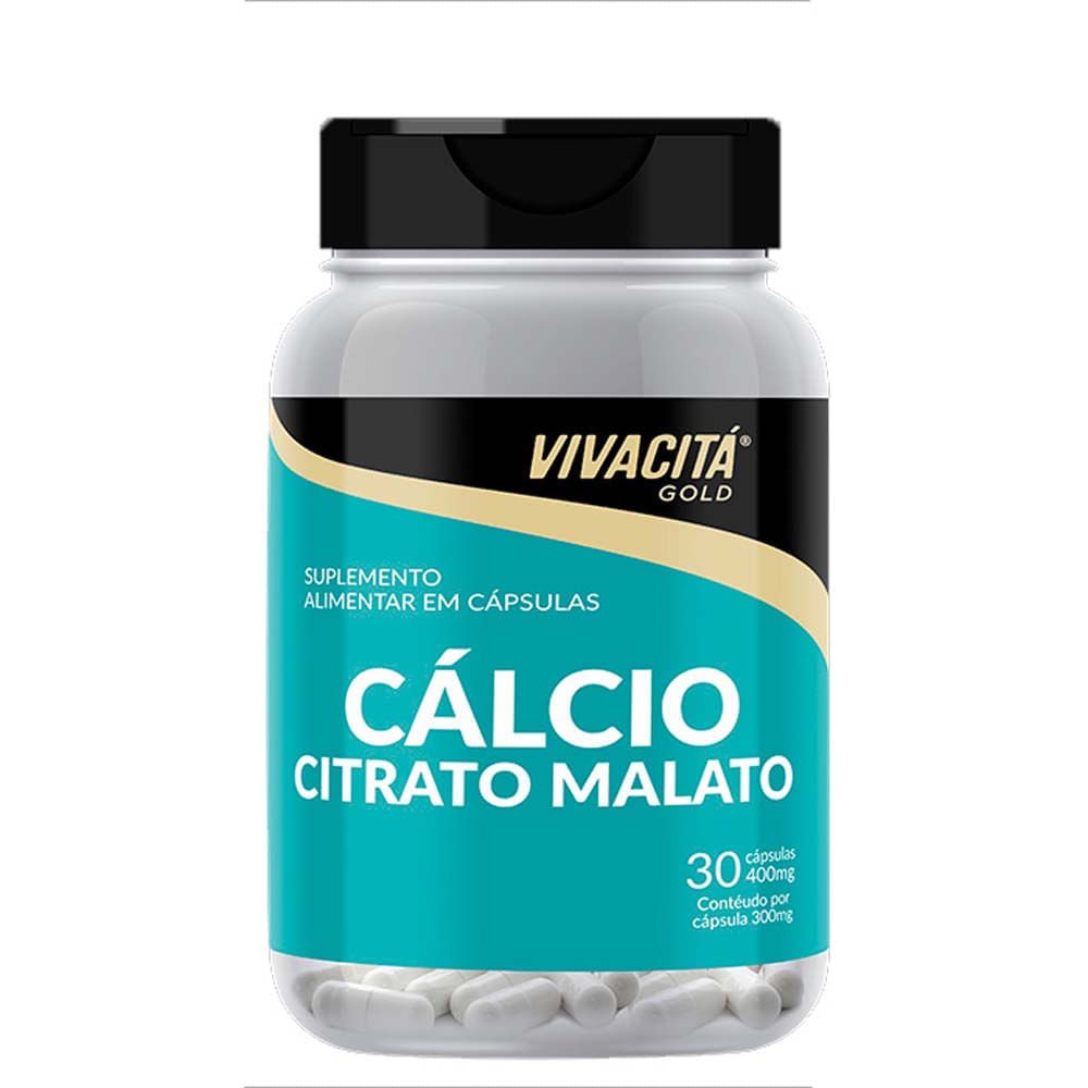 Encontraproduto.com.br - Vivacitá Gold Citrato Malato De Cálcio 30 Cápsulas