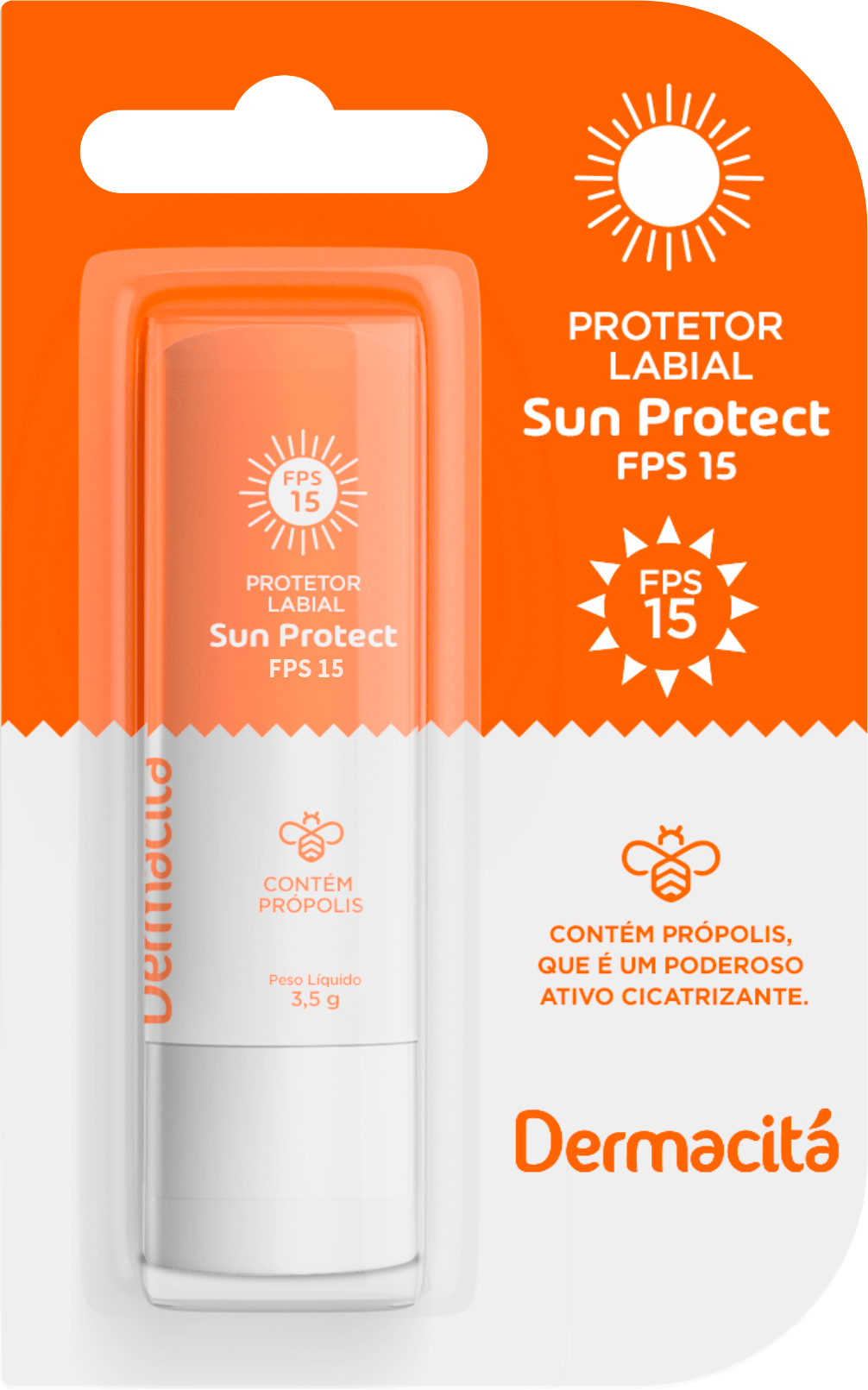 Encontraproduto.com.br - Protetor Labial Dermacita Sun Protect