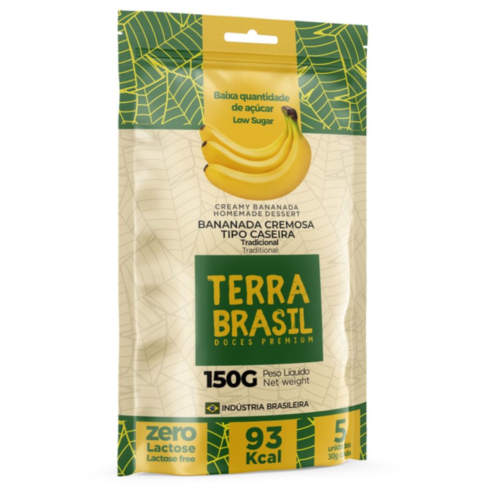 Bananada Tipo Caseira Tradicional 150g - Terra Brasil