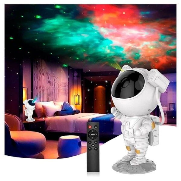 Encontraproduto.com.br - Projetor De Luz Galáxia Astronauta Com Fonte B-max