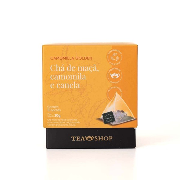 Encontraproduto.com.br - Chá Tea Shop Maçã Camomila e Canela Caixa com 10 Sachês