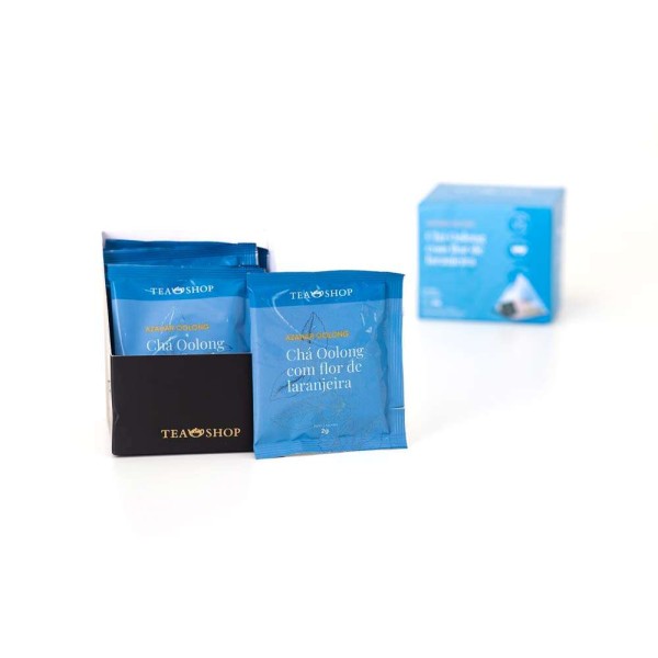 Encontraproduto.com.br - Chá Oolong Tea Shop com Flor de Laranjeira Caixa com 10 Sachês