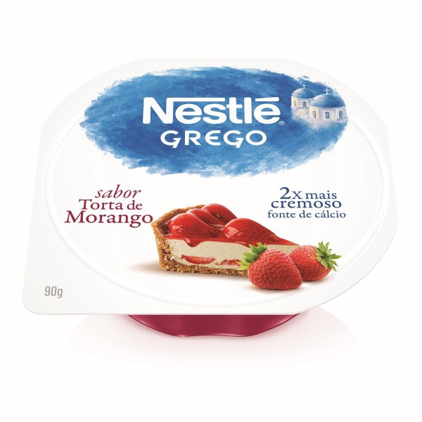 Encontraproduto.com.br - Iogurte Nestlé Grego Torta de Morango 90g