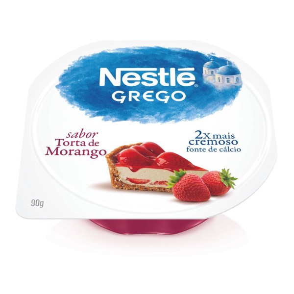 Encontraproduto.com.br - Iogurte Nestlé Grego Torta de Morango 90g