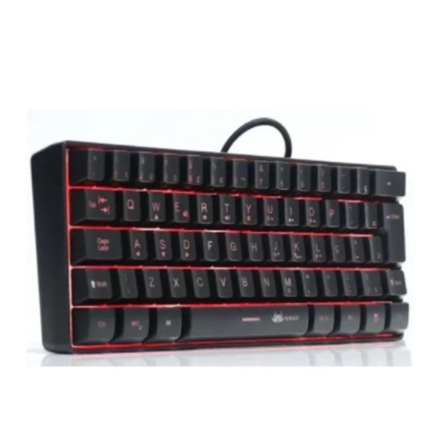 Encontraproduto.com.br - Teclado Gamer Semi Mecânico Tecrado Com Led Usb Para Pc