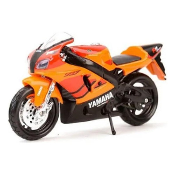 Encontraproduto.com.br - Miniatura Moto Esportiva Yamaha Yzf r7 Coleção Moto Mini