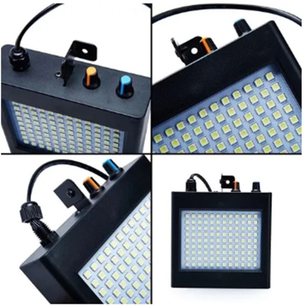 Encontraproduto.com.br - Jogo De Luz 108rgb Strobu Jogu De Luz Profissional Pra Festa