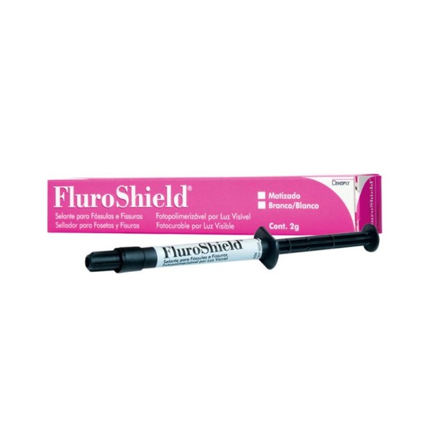 Encontraproduto.com.br - Fluroshield Branco com 2g - Dentsply Sirona