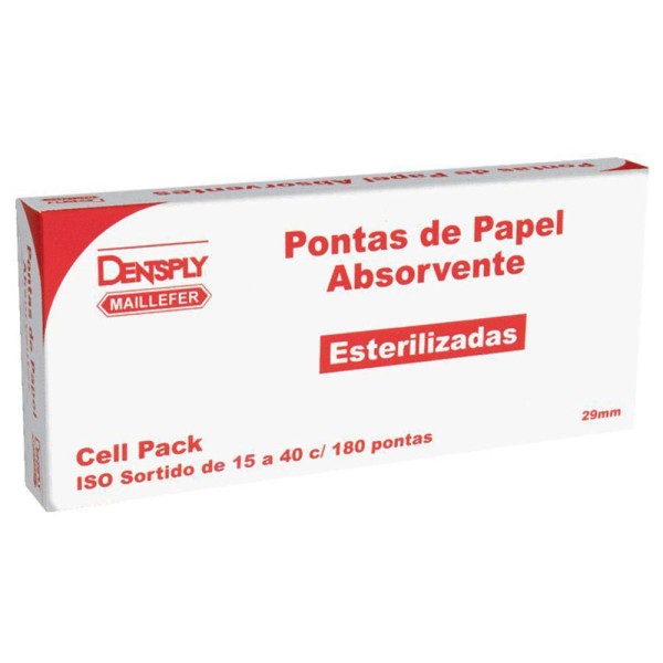 Encontraproduto.com.br - Cone de Papel Cell Pack com 180 - Dentsply Sirona