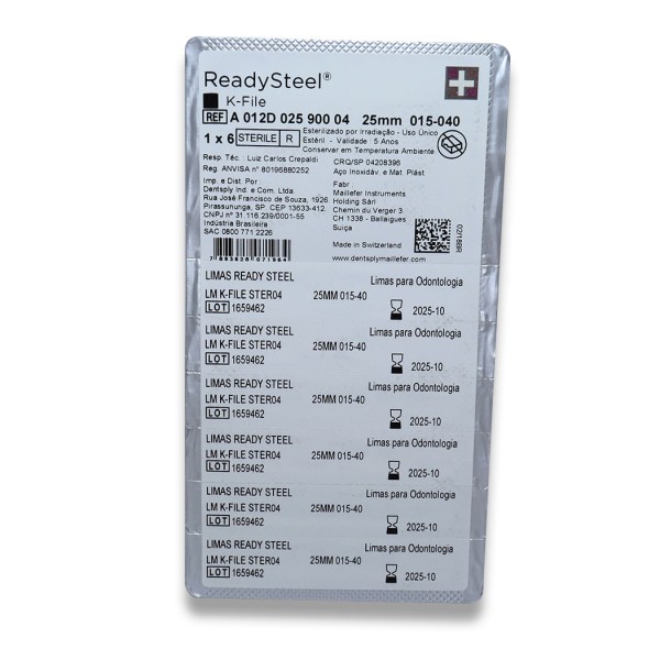 Encontraproduto.com.br - Lima K 1ª Série 25mm - Dentsply Sirona