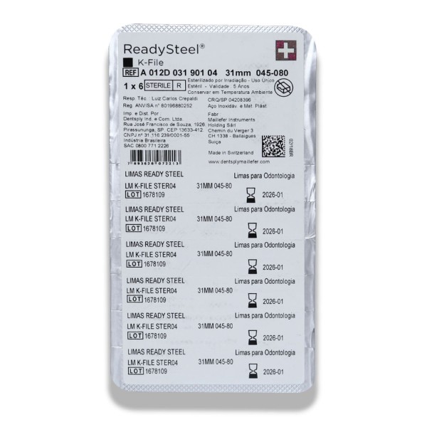 Encontraproduto.com.br - Lima K 2ª Série 31mm - Dentsply Sirona