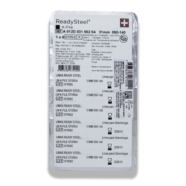 Encontraproduto.com.br - Lima K 3ª Série 31mm - Dentsply Sirona